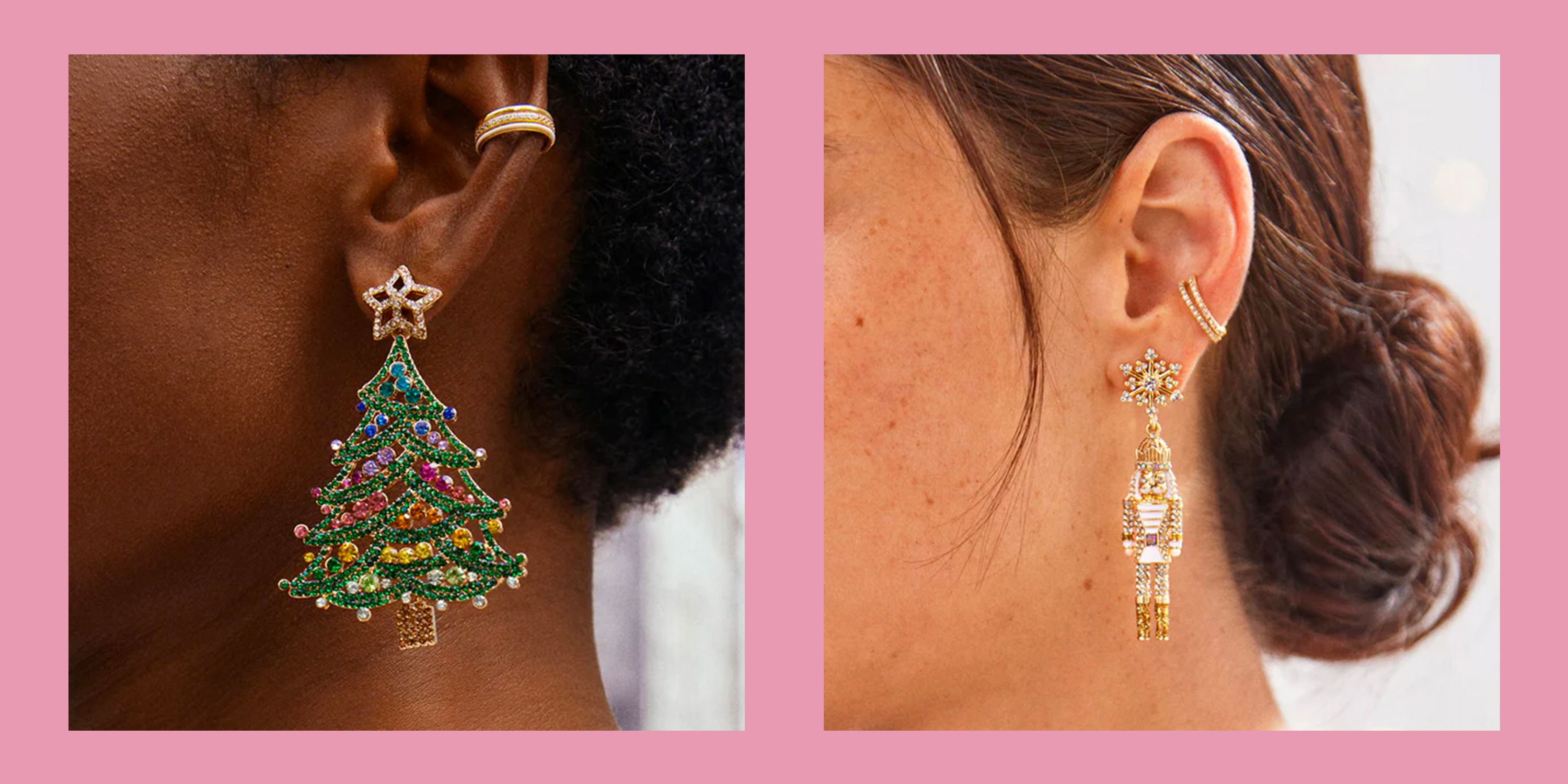 christmas statement earrings